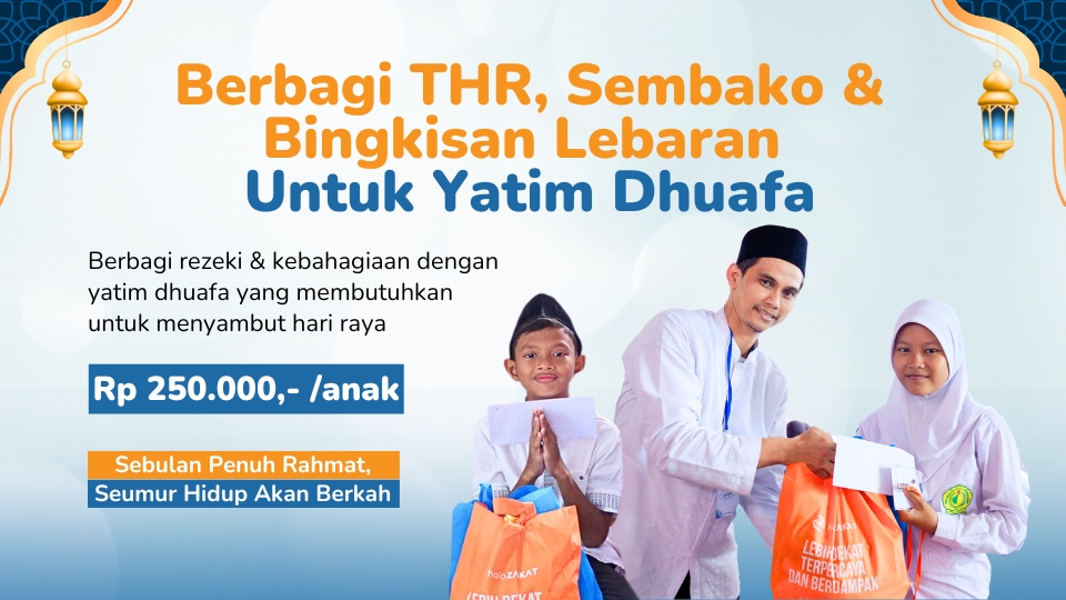 Berbagi THR, Sembako, dan Bingkisan Lebaran Ramadhan 1446 H